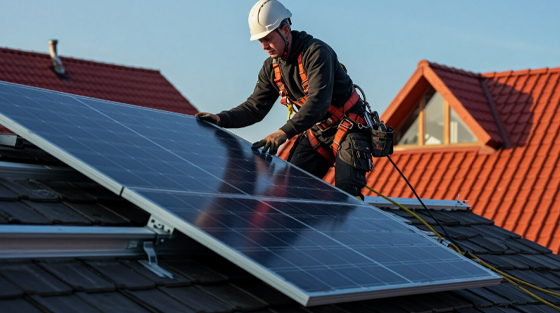Pose de panneaux photovoltaïques par MDT Solaire
